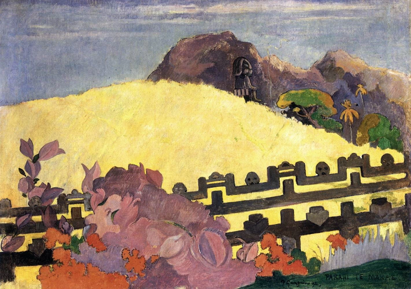 C'è il tempio (Parahi Te Marae) - Museum of Art, Philadelphia